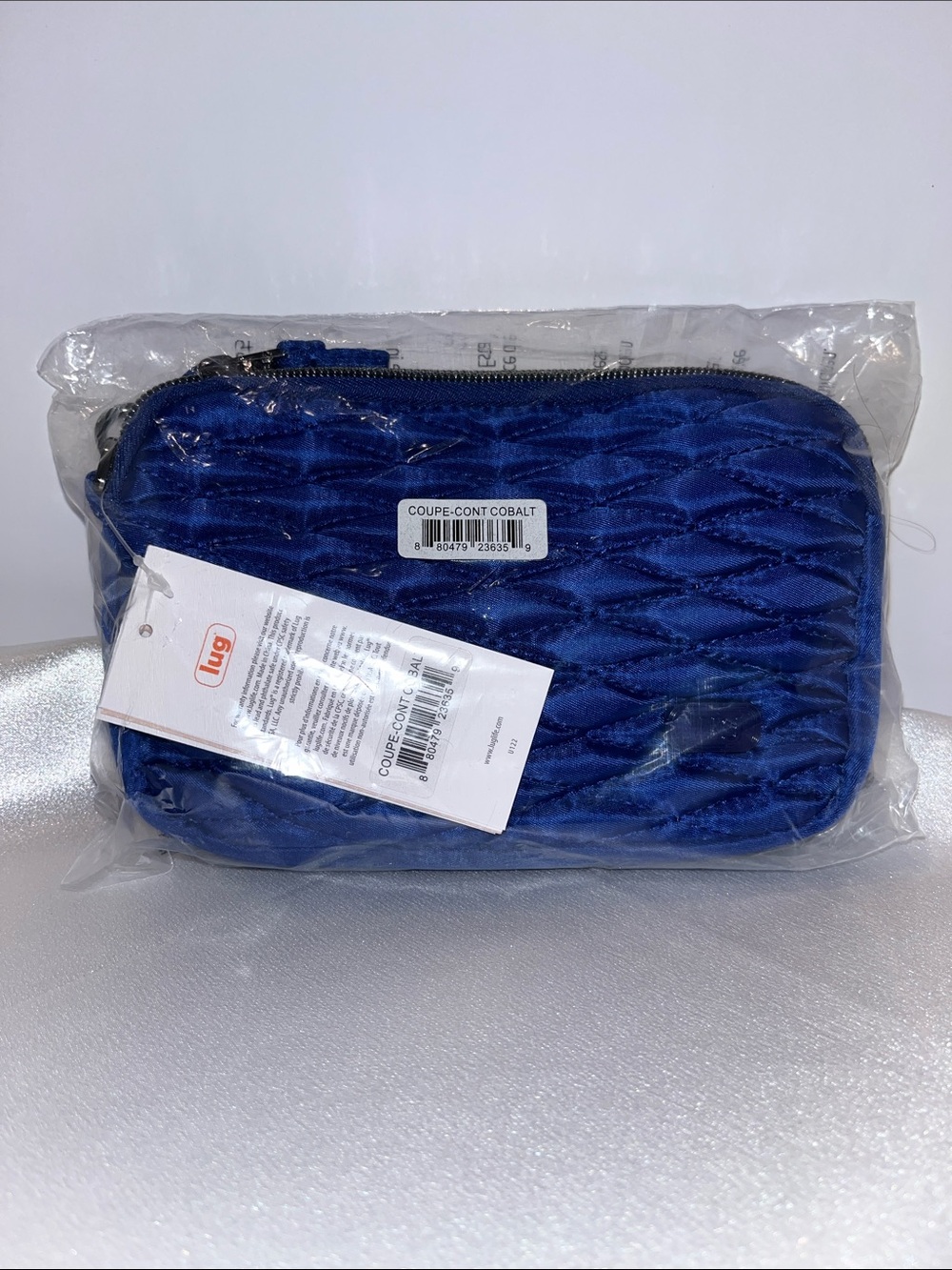 🆕 LUG - Coupe Convertible Crossbody in Cobalt Blue - NEW in sealed packaging